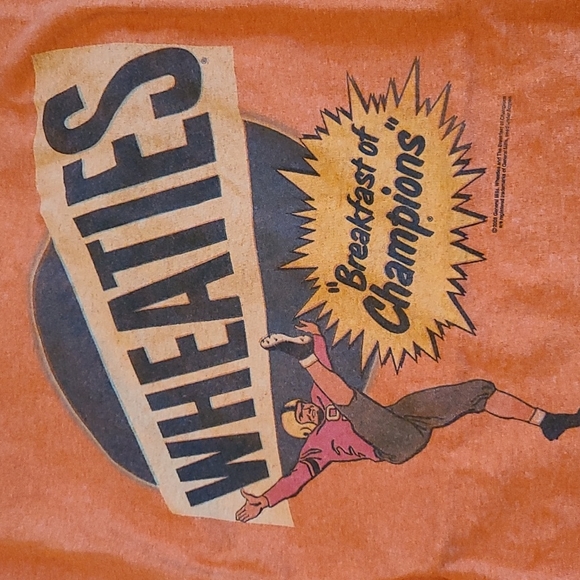 Ringer Style Wheaties T-Shirt - Size XL - Picture 3 of 3